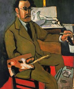 Matisse : Autoportrait, 1918 (image : History of Art, http://www.all-art.org/